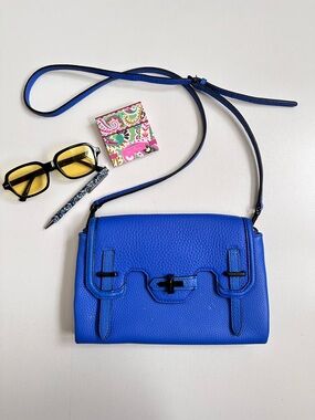 Rebecca Minkoff Blue Envelope Bag Crossbody/ Clutch